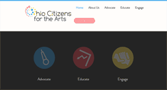 Desktop Screenshot of ohiocitizensforthearts.org